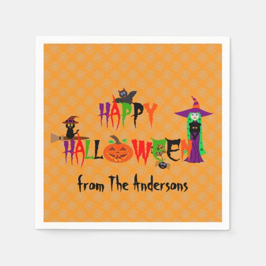 Happy Halloween Napkins Serviette (Vorderseite)