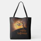 Happy Halloween Niedlich Bat Tasche (Rückseite)