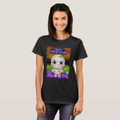 Happy Halloween Niedlich Big Eye Mama Liebe Candy T-Shirt (Vorne ganz)