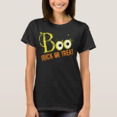 Happy Halloween Niedlich Boo Eyeball Trick oder Tr T-Shirt (Vorderseite)