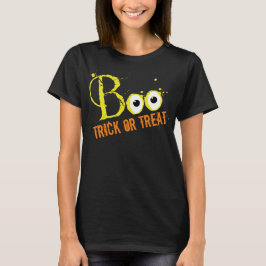Happy Halloween Niedlich Boo Eyeball Trick oder Tr T-Shirt