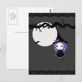 Happy Halloween Niedlich Card Postkarte (Vorne/Hinten)