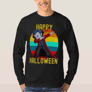 Happy Halloween Niedlich Dabbing Dracula Kids Vamp T-Shirt