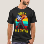 Happy Halloween Niedlich Dabbing Dracula Kids Vamp T-Shirt (Vorderseite)