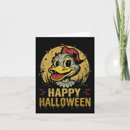 Happy Halloween Niedlich Duck Karte