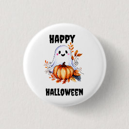 Happy Halloween Niedlich Ghost Button