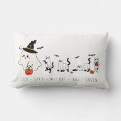 Happy Halloween Niedlich Ghost Cats Lendenkissen (Vorderseite)
