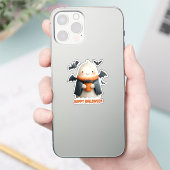Happy Halloween Niedlich Ghost Design Aufkleber (Telefon)
