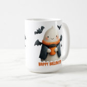 Happy Halloween Niedlich Ghost Design Kaffeetasse (VorderseiteRechts)