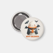 Happy Halloween Niedlich Ghost Design Magnet (Vorderseite/Rückseite)