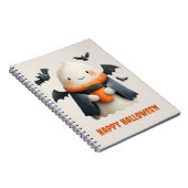 Happy Halloween Niedlich Ghost Design Notizblock (Rechte Seite)