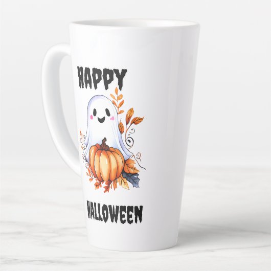 Happy Halloween Niedlich Ghost Tasse (Linke Ecke)