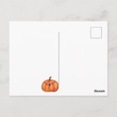 Happy Halloween Niedlich Ghost Trick oder Treat Postkarte (Rückseite)