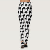 Happy Halloween Niedlich Ghosts Party Leggings (Rückseite)