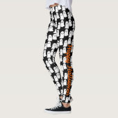 Happy Halloween Niedlich Ghosts Party Leggings (Links)