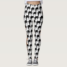 Happy Halloween Niedlich Ghosts Party Leggings