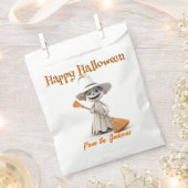 Happy Halloween Niedlich GROSSE MIT AUGEN WEISSE W Geschenktütchen (Ausgeschnitten)