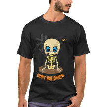 Happy Halloween Niedlich Kawaii Skeleton