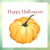 Happy Halloween niedlich-Orangenkürbis Fensteraufkleber (Blatt 3)