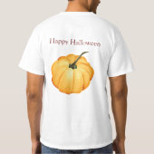 Happy Halloween niedlich-Orangenkürbis T-Shirt (Rückseite)