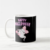 Happy Halloween Niedlich Pink Ghost Fall Apparel G Kaffeetasse (Links)