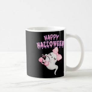 Happy Halloween Niedlich Pink Ghost Fall Apparel G Kaffeetasse
