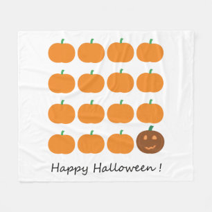 Happy Halloween Niedlich Pumpkin Patch Fleecedecke