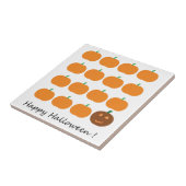 Happy Halloween Niedlich Pumpkin Patch Fliese (Seite)