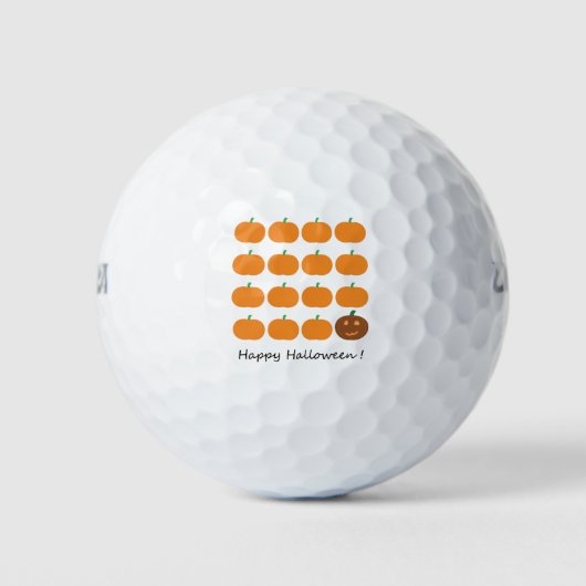 Happy Halloween Niedlich Pumpkin Patch Golfball (Vorderseite)