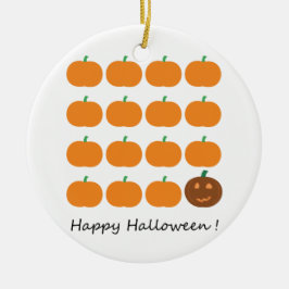 Happy Halloween Niedlich Pumpkin Patch Keramik Ornament