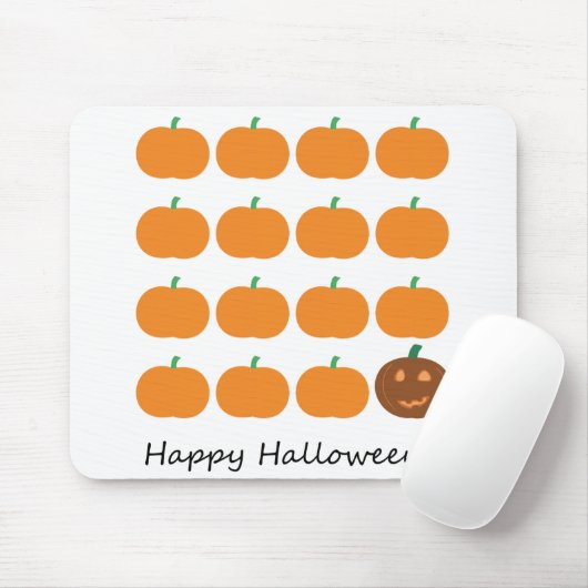 Happy Halloween Niedlich Pumpkin Patch Mousepad (Mit Mouse)