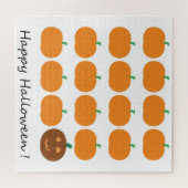 Happy Halloween Niedlich Pumpkin Patch Puzzle (Horizontal)