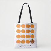 Happy Halloween Niedlich Pumpkin Patch Tasche (Vorderseite)