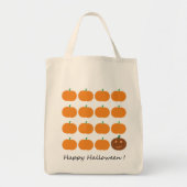 Happy Halloween Niedlich Pumpkin Patch Tragetasche (Vorne)
