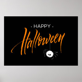 Happy Halloween Niedlich Spider Poster
