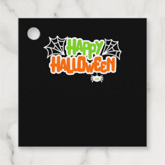 Happy Halloween Niedlich Spider Web Geschenkanhänger