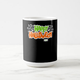 Happy Halloween Niedlich Spider Web Kaffeetasse