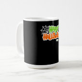 Happy Halloween Niedlich Spider Web Kaffeetasse (Vorderseite Links)