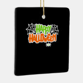 Happy Halloween Niedlich Spider Web Keramikornament (Rechts)
