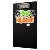 Happy Halloween Niedlich Spider Web Klemmbrett (Links)