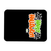 Happy Halloween Niedlich Spider Web Magnet (Horizontal)