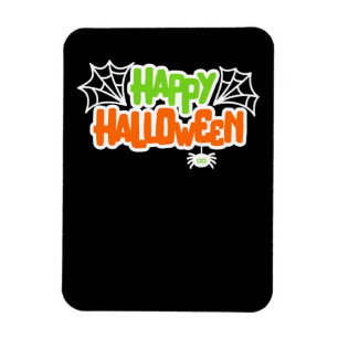 Happy Halloween Niedlich Spider Web Magnet