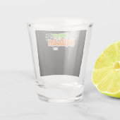 Happy Halloween Niedlich Spider Web Schnapsglas (Rückseite)