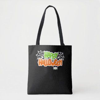 Happy Halloween Niedlich Spider Web Tasche