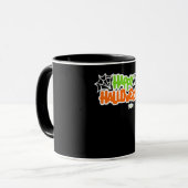 Happy Halloween Niedlich Spider Web Tasse (Vorderseite Links)
