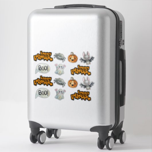 Happy Halloween Niedlich Spooky Sticker Set (Koffer)
