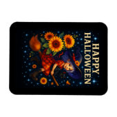 Happy Halloween Niedlich Witch Broomstick Magnet (Horizontal)