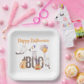 Happy Halloween | NIEDLICHE KITTENS & BOO Pappteller (Party)