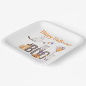 Happy Halloween | NIEDLICHE KITTENS & BOO Pappteller (Gewinkelt)