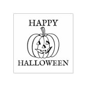 Happy Halloween Niedliche Kürbislaterne Pumpkin Gummistempel (Prägung)